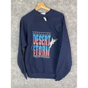Vintage Desert Storm Sweatshirt Mens Large Military Crewneck 90s Operation USA